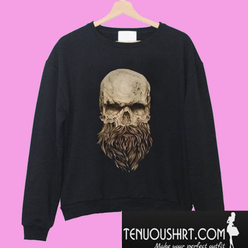 A skull and a beard Sweatshirt