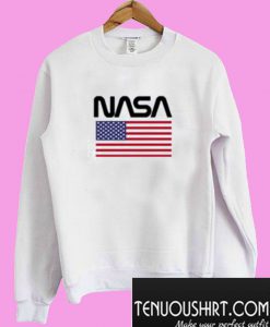 American Flag NASA Sweatshirt