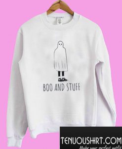 Boo and Stuff Halloween Sweatshirt