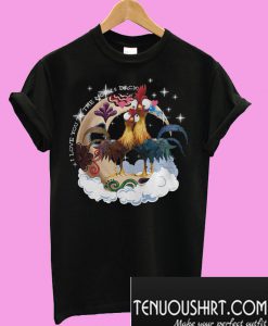 Chicken I love you to the moon T-Shirt