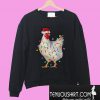 Chicken Light Christmas Sweatshirt