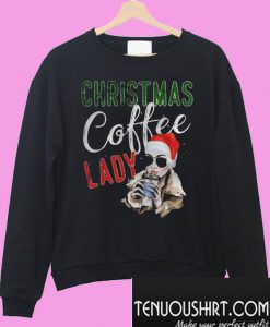 Christmas Coffee Lady Sweatshirt