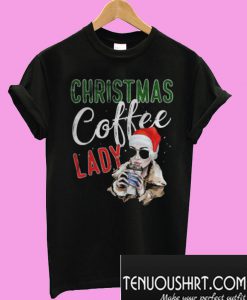 Christmas Coffee Lady T-Shirt