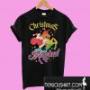 Christmas is magical Santa Claus riding unicorn T-Shirt