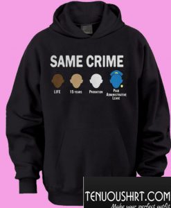 Colin Kaepernick Same Crime Hoodie