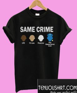 Colin Kaepernick Same Crime T-Shirt