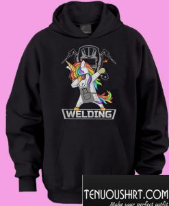 Dabbing unicorns welder Hoodie