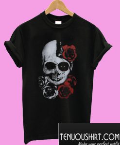 Dia De Los Muertos Two Face T-Shirt