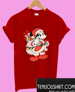 Disney Mickey Mouse Santa T-Shirt