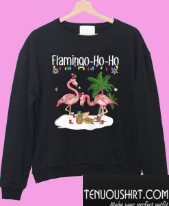 Flamingo ho ho Christmas Sweatshirt