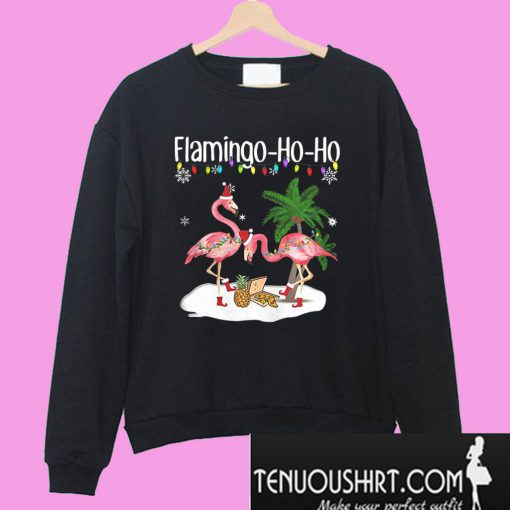 Flamingo ho ho Christmas Sweatshirt