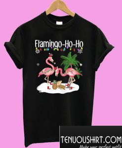 Flamingo ho ho Christmas T-Shirt