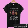 Flossing Through The Snow Christmas T-Shirt