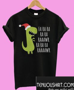 Funny Dinosaur Christmas Trex T-Shirt