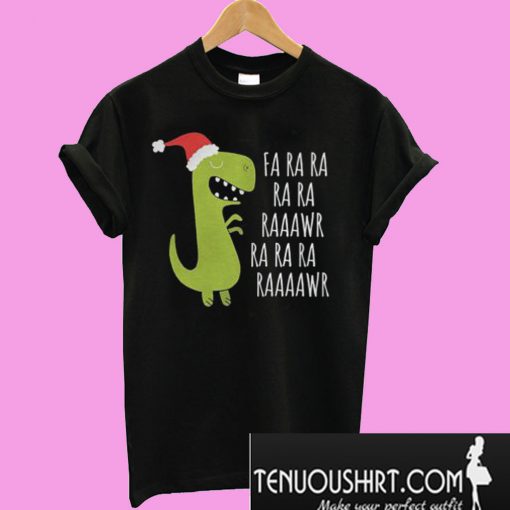 Funny Dinosaur Christmas Trex T-Shirt