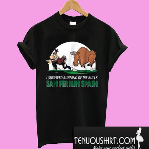 Funny Running of the Bulls T-Shirt