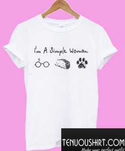 Glasses Tacos Paw I’m a simple woman T-Shirt