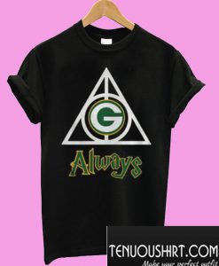 Green Bay Packers Deathly Hallows Always T-Shirt