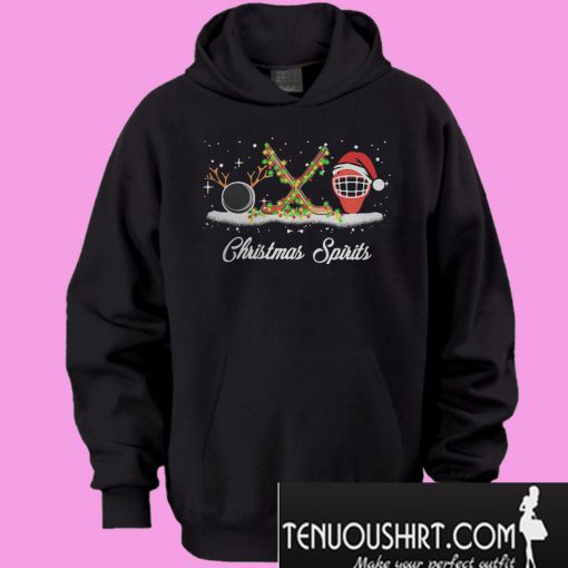 Hockey Christmas spirits Hoodie