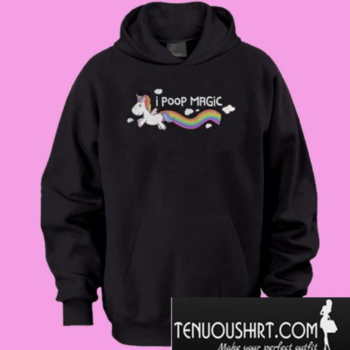 I Poop Magic Cute Unicorn Hoodie