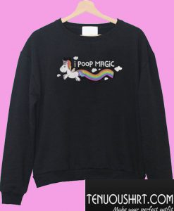 I Poop Magic Cute Unicorn Sweatshirt