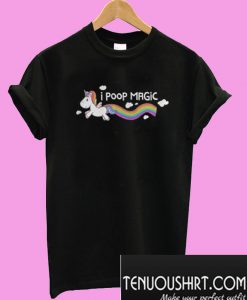 I Poop Magic Cute Unicorn T-Shirt