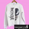 Marvel venom split down the middle Grin Sweatshirt