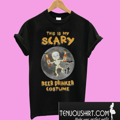 Miller Lite This is my scary beer drinker costume T-Shirt