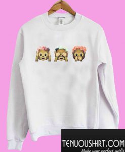 Monkey Emoji Sweatshirt