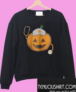 Nurse pumpkins halloween Sweatshirt