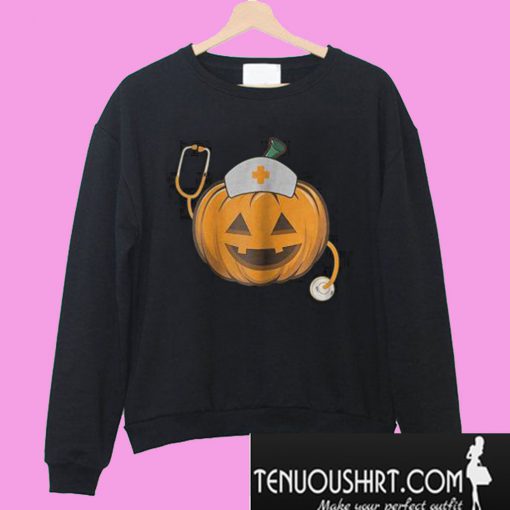 Nurse pumpkins halloween Sweatshirt