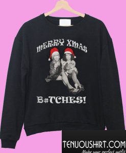 Patsy and Eddie merry xmas bitches Sweatshirt