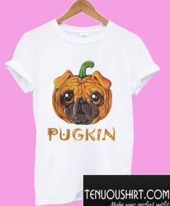 Pugkin Pug Pumpkin T-Shirt