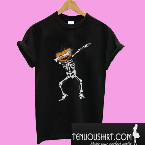 Pumpkin skull dabbing T-Shirt