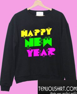 Retro Happy New Year Sweatshirt