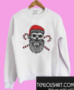 Santa skull Christmas Sweatshirt