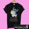 Stitch riding Unicorn you can just T-Shirt