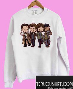 Supernatural Characters Cartoon Sweatshirt