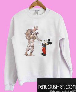 Thankful Veteran Disney Mickey Mouse Sweatshirt