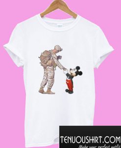 Thankful Veteran Disney Mickey Mouse T-Shirt