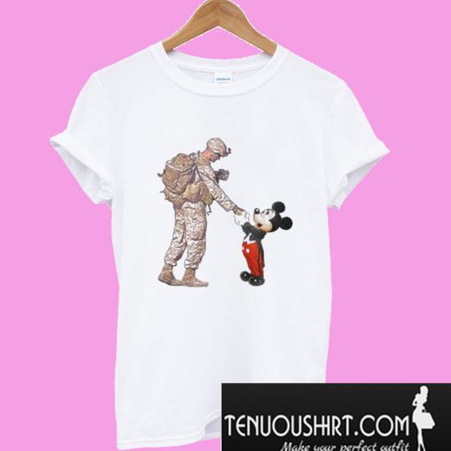 Thankful Veteran Disney Mickey Mouse T-Shirt