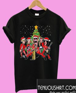 Aerosmith band merry Christmas T-Shirt