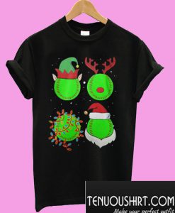 Christmas For Softball T-Shirt