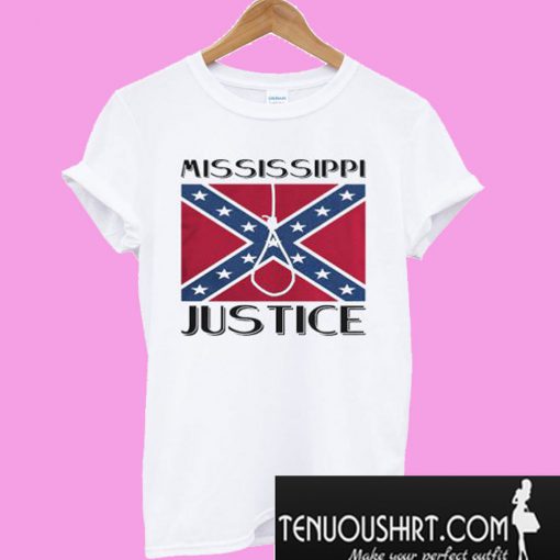 Confederate Flag Mississippi Justice T-Shirt