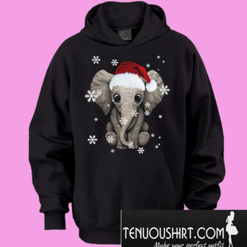 Elephant Christmas Ugly Hoodie