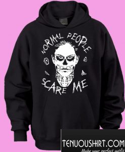 Evan Peters Normal people scare me Hoodie