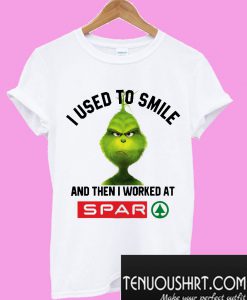 Grinch I used to smile and then I worked at Spar T-Shirt