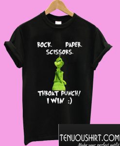 Grinch Rock Paper Scissors T-Shirt