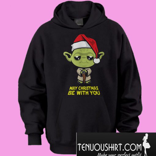 May Christmas Be With You Star Wars Yoda Hoodie