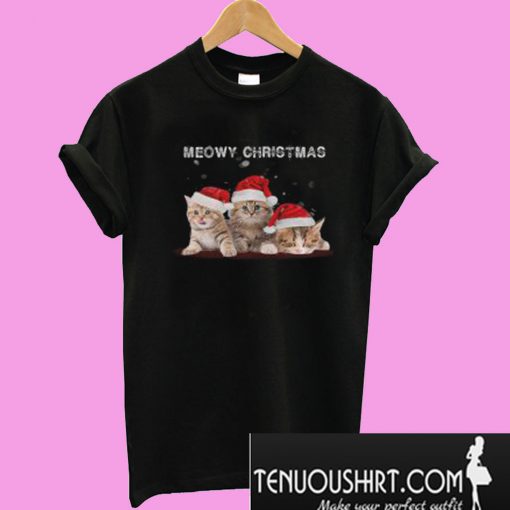 Meowy Christmas T-Shirt